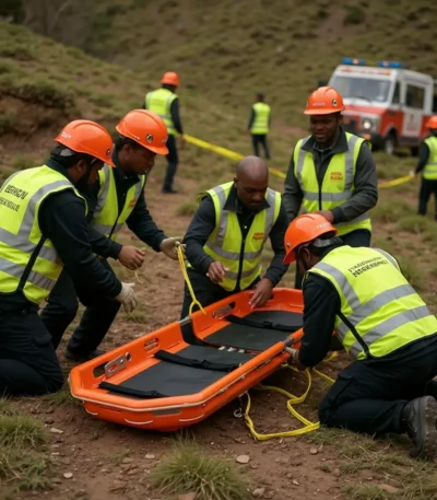 Professional rescue stretchers for patient recovery and transport.